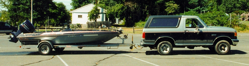 Bronco and Bass Boat